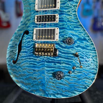 PRS 2025 Wood Library Special 22 Semi Hollow, Custom - Quilt, Aquableaux, Paisley Case, Signature Dealer / 555 image 1