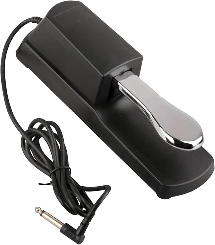 Sustain Pedal, Professional Damper Foot Pedal, Universal Piano Foot Pedal for Piano Midi Electronic Keyboards image 1