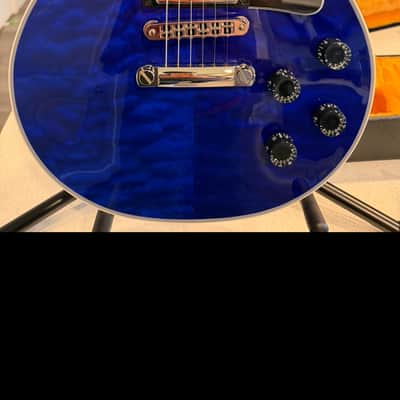 Gibson Le Paul Custom Shop 2025 - Gibson Custom Les Paul Custom AAA Quilt Top - Viper Blue Gloss, image 1