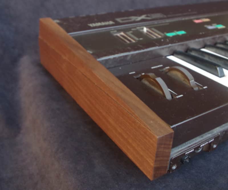 Wood ends for Yamaha DX7 DX9 synthesizer Side panels End caps image 1