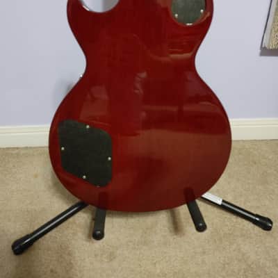 Gibson Les Paul Studio T with Chrome Hardware 2016 - Wine Red image 3