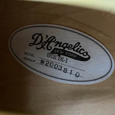 D'Angelico Excel EXL-1 Hollow Body image 3
