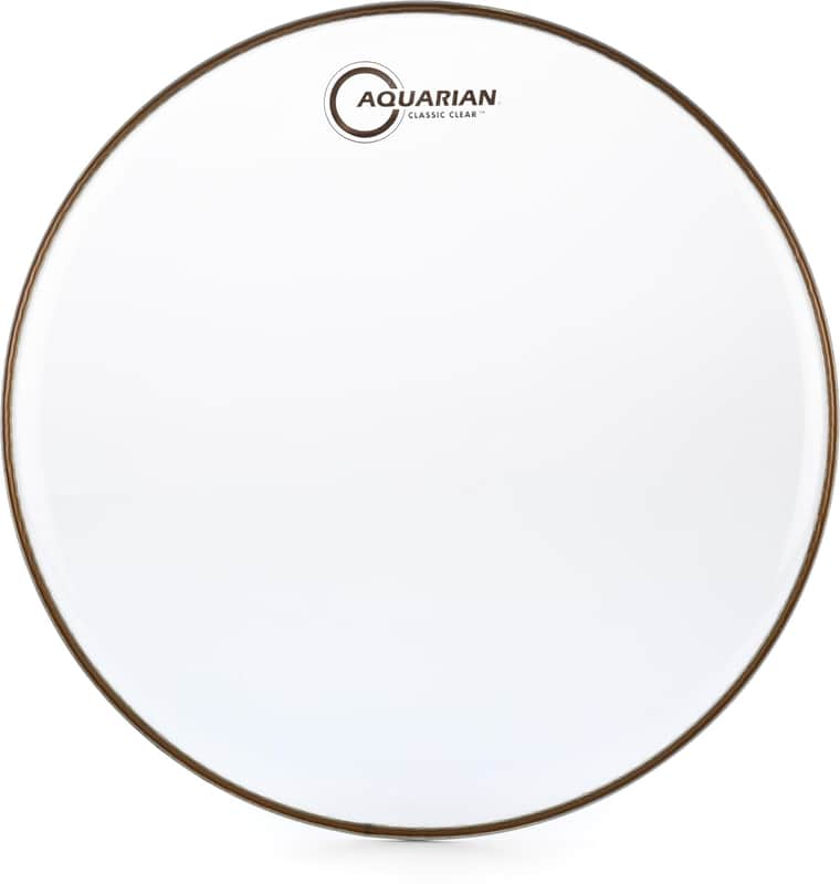 Aquarian Classic Clear Drumhead - 16 inch (2-pack) Bundle image 1