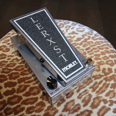 Morley Lerxst All the Worlds a Stage Wah Volume Pedal with Hand signed Massey Hall tour badge 2026 - Chrome image 6