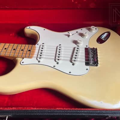 1975 Fender Stratocaster Hardtail Custom Colour Olympic White RARE WOODSTOCK HENDRIX image 8