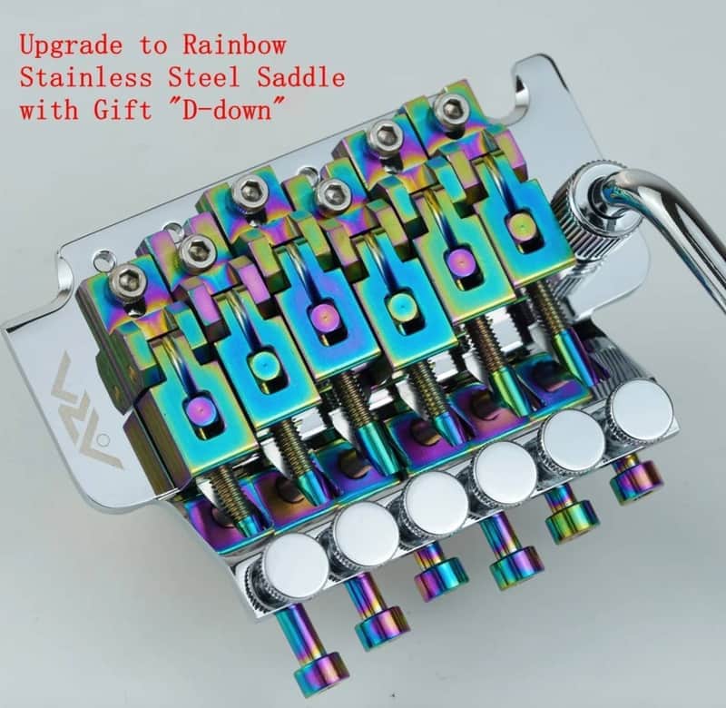 Rainbow Saddles Double Locking Guitar Bridge Tremolo System image 1