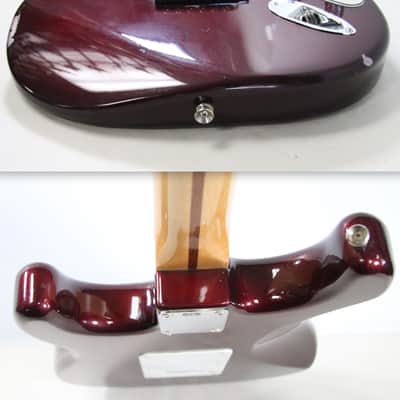 Fender Standard Stratocaster with Maple Fretboard 2000 - Midnight Wine image 10