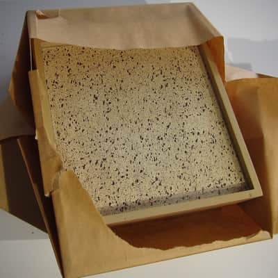 JENCO Speaker Cabinet 8" Vintage NOS Empty Cabinet Only Circa-1950s-1960s-Brown with Splatter Grill Cloth image 7