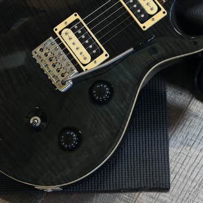 2007 PRS Singlecut Trem Electric Guitar Charcoal Flame + OHSC image 7