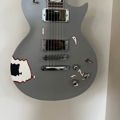 2012 ESP Truckster Aged Primer Grey James Hetfield Signature w/ COA image 3