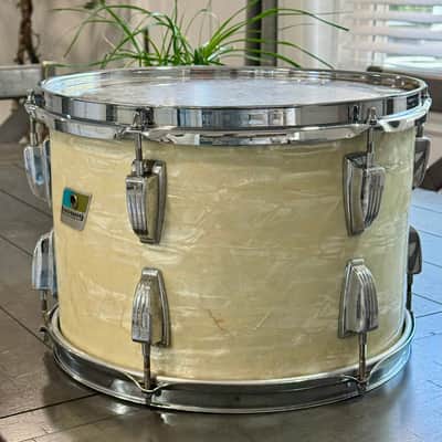 Ludwig 13x9 rack tom 3ply 70s - White marine pearl image 1