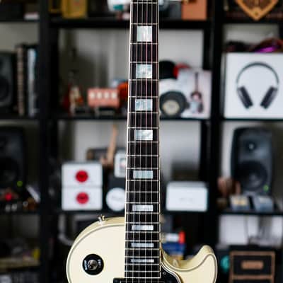 Gibson Custom Shop Les Paul Custom '68 Reissue Vintage White Ebony Board 2010 image 16