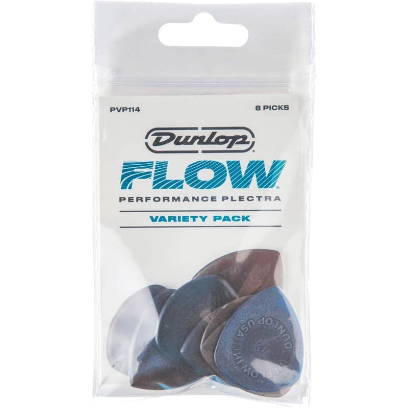 Dunlop PVP114 Flow Pick Variety Pack - 8 Pieces image 1