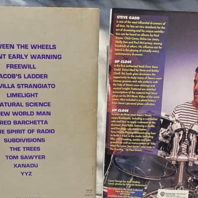 Drum Techniques of Rush - Neil Peart & Steve Gadd - Up Close Original Vintage Drum Books image 2
