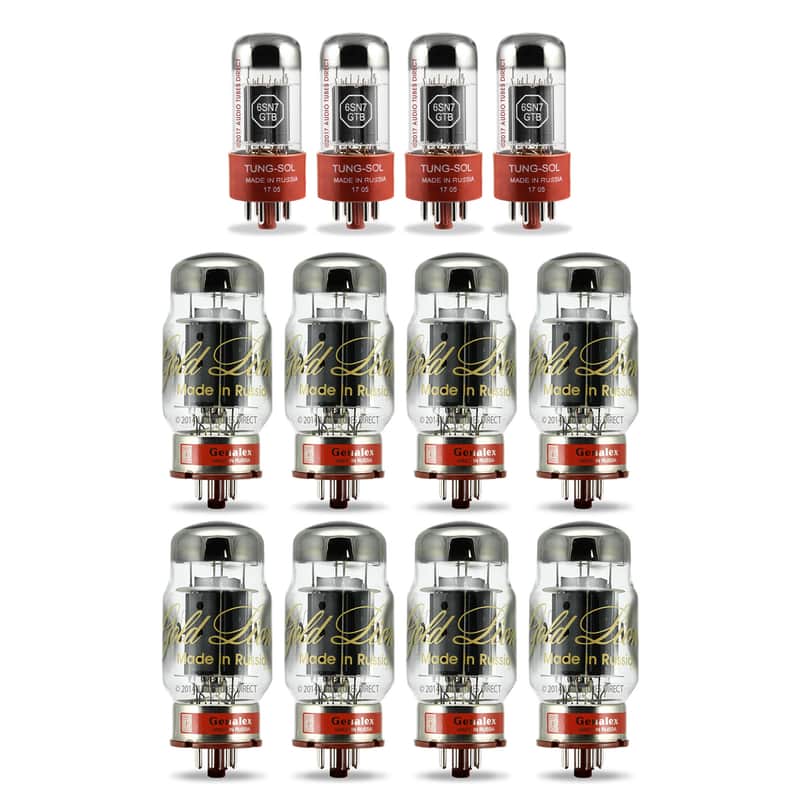 Genalex Gold Lion/Tung-Sol Tube Set For Cary CAD 120S Amps with KT88 6SN7 image 1