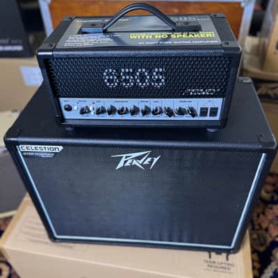 Peavey Amp Stack 6505 MH & 112- 6 1x12” Cab 2025 - Black image 4