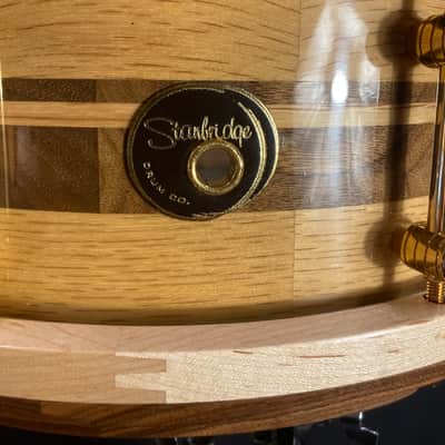 Pro-Mark / Stanbridge - Limited Edition 5.5x14" Japanese White Oak & Walnut Snare Drum (#8 of 50 in 5.5") 2007 image 16