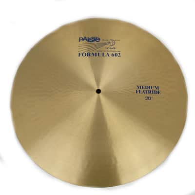 Paiste 20" Formula 602 "Blue Label" Medium Flatride Cymbal