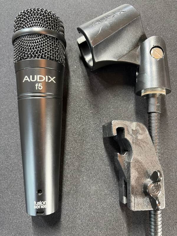 Audix F5 Fusion Dynamic Hypercardioid Instrument Mic 2010s - Black image 1