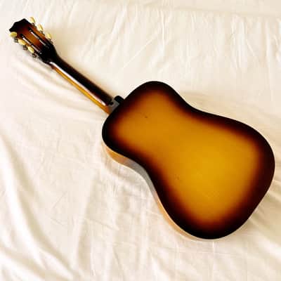 🎸 Vintage 1950s/60s Lark Toy Guitar – Shanghai, China – 19,5" Scale – Sunburst Finish image 12