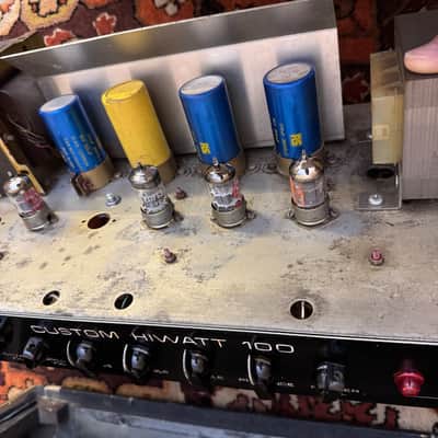 Vintage 1972 Hiwatt Custom 100 100w DR103 Original UK Valve Amplifier Head 1970s image 19