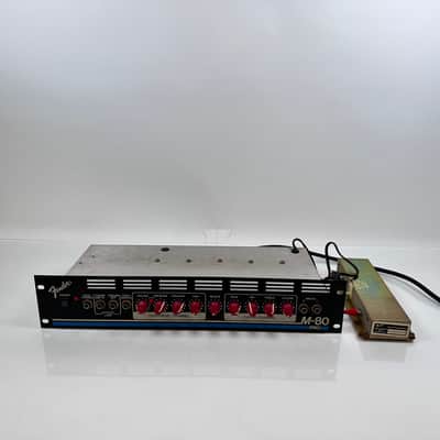 Fender M-80 Pro 80-Watt Solid-State Rackmount Electric Guitar Amplifier Head