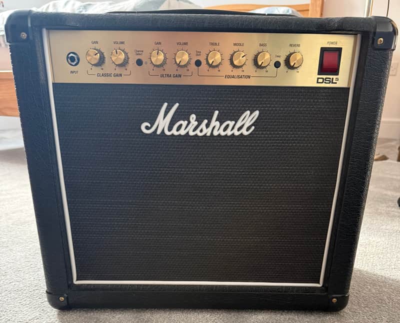 Marshall DSL5CR 2-Channel 5-Watt 1x12" Guitar Combo 2018 - Present - Black image 1