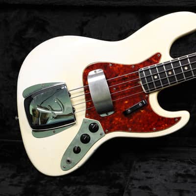 1966 Fender Jazz Bass - Olympic White Refinish image 3