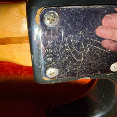 Fender Jazz bass guitar 1973 - Black image 9