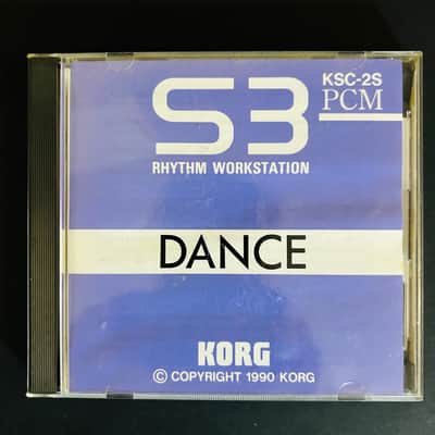 KORG KSC-2S Dance PCM/ROM Cards for S3 Rhythm Workstation