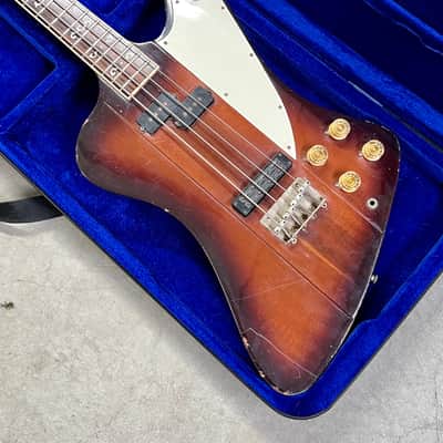 Greco Suzi Quatro SB-850 custom thunderbird bass guitar c 1975 Tobacco burst original vintage MIJ Japan image 2