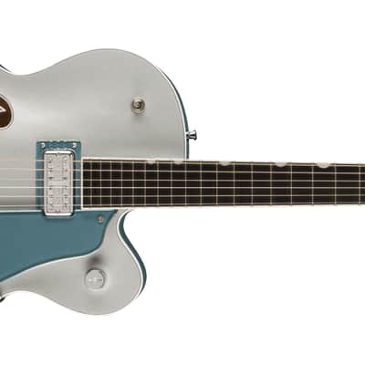 Gretsch G6118T-140 Limited Edition 140th Double Platinum Anniversary™ with String-Thru Bigsby® 2023 - Two-Tone Pure Platinum/Stone Platinum image 3
