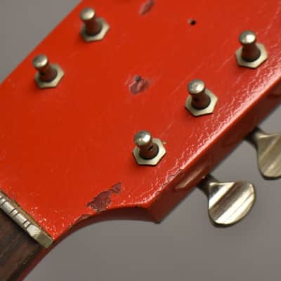 1960's Danelectro 12-String Prototype Neck Red w/Box image 4