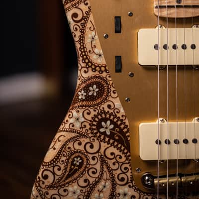Fender Custom Shop Ron Thorn Masterbuilt Jazzmaster Electric Guitar - Melvina Lace NAMM Guitar 2021 image 6