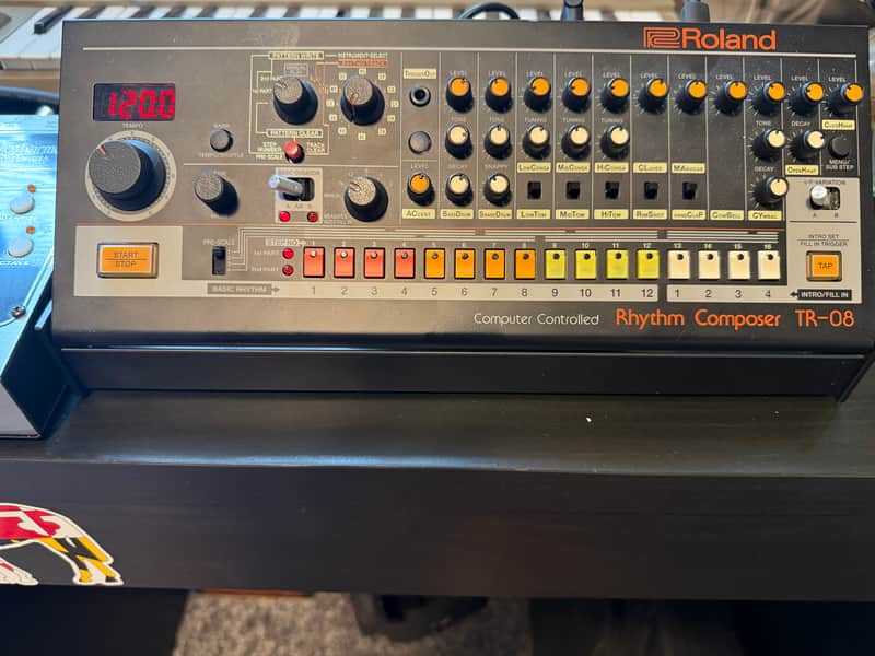 Roland Boutique Series TR-08 Analog Modeling Drum Machine 2017 - Present - Black image 1