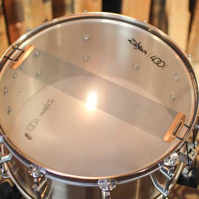 Zildjian 6.5x14 400th Anniversary Alloy Cast 5mm Bronze Snare Drum - #202 of 400 image 5