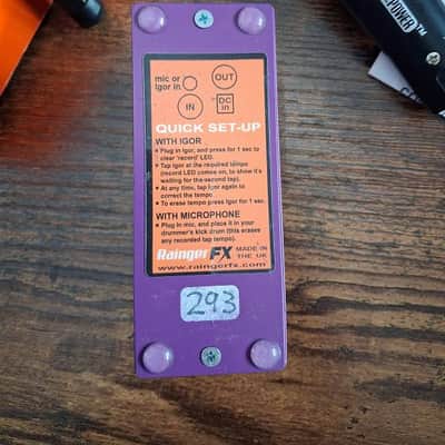 Rainger FX Deep Space Pulsar with Igor Pressure Pad Controller and Microphone 2010s - Purple/Blue image 3