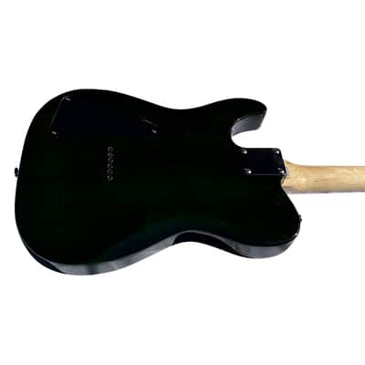 BootLegger Guitar Rye Memphis 2023 - HSH - Coil Split - Green Burst - Case - Tele Style image 6