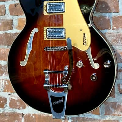 New for 2021 Gretsch G5622T Electromatic Center Block Double-Cut Electric Guitar Single Barrel Burst image 1
