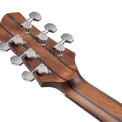 Ibanez JGM5-BSN Jon Gomm Signature Acoustic Guitar 6-String - Black Satin Top / Natural High Gloss Back and Sides + Gig image 8