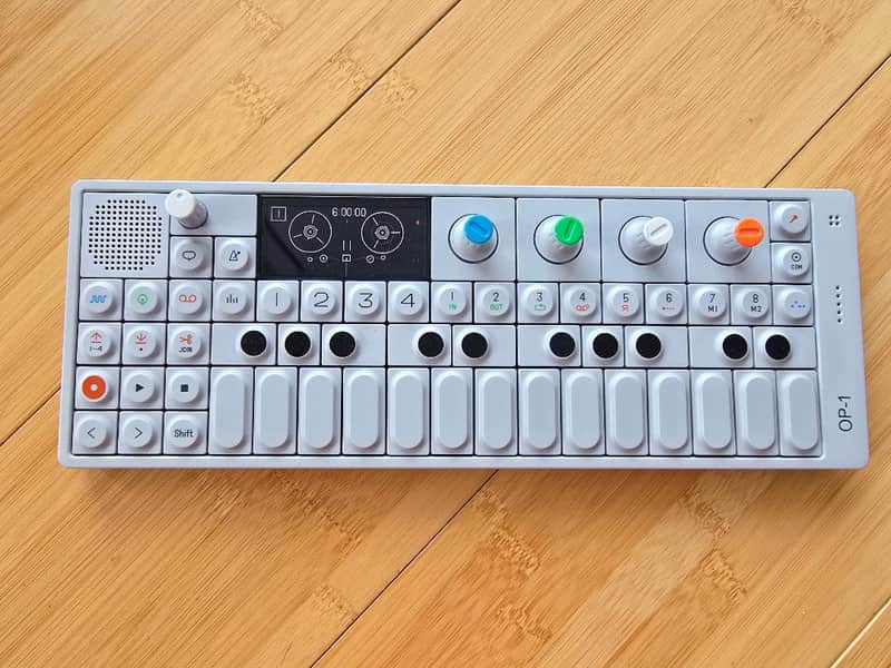 Teenage Engineering OP-1 Portable Synthesizer Workstation with official accessories 2022 - Present - White image 1