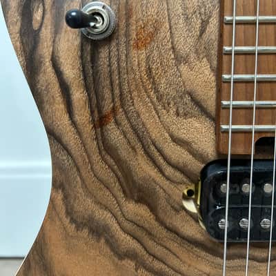 EVH Wolfgang WG Exotic Electric Guitar - Black Walnut Natural image 3