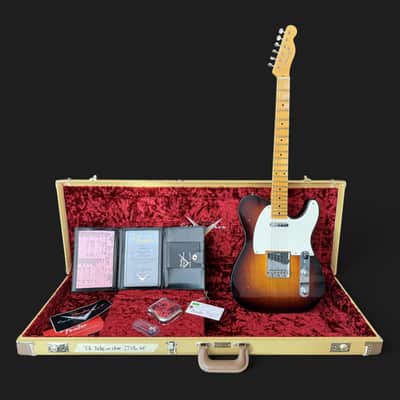 Fender Custom Shop '56 Telecaster JRN Relic Time Machine WF2TSB 3,3kg 2019 - VIDEO image 1