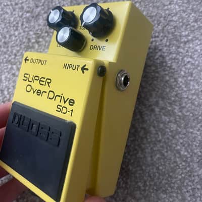 Boss SD-1 Super OverDrive (Silver Label) 1997 - Present - Yellow image 4
