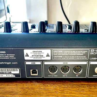 Behringer B-Control BCF2000 USB MIDI DAW Fader Controller 2010s - Standard image 6