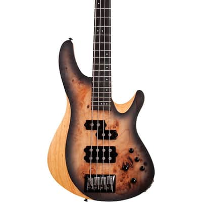 Schecter Guitar Research Reaper-4 Electric Bass Guitar Regular Satin Charcoal Burst