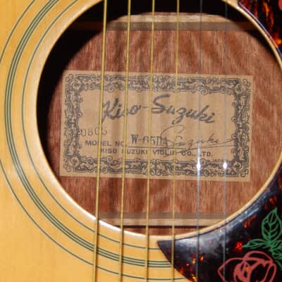 MADE IN JAPAN 1977 - KISO SUZUKI VIOLIN W65DA - GIBSON DOVE STYLE