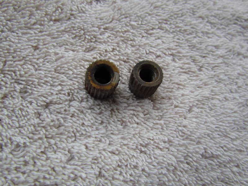 Vintage Threaded Inserts 1/2" Short Vintage Style Tailpiece Threaded Inserts Old & Crusty image 1