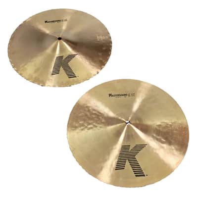 Used Zildjian K Mastersound Hi Hat Cymbals 14" - Very Good image 1