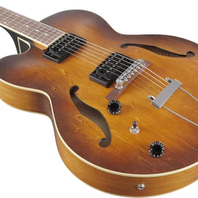 Ibanez AF55L-TF Artcore AF Hollowbody Guitar 6-String Lefty - Tobacco Flat image 13